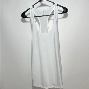 Next Level Apparel White Sleeveless Relaxed Tank Top
